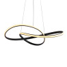 Lampa wisząca pojedyncza Consa PND-19221C-BK czarna Italux