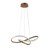 Lampa wisząca pojedyncza Consa PND-19221C-GD złota Italux