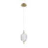 Lampa wisząca pojedyncza Corado PND-81438-1A-GD złota Italux