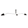 Lampa wisząca potrójna Davis MDE610-3 czarna Italux