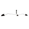 Lampa wisząca potrójna Davis MDE610-3 czarna Italux