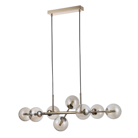 Lampa wisząca 8-punktowa Erimida PND-2244-8A-GD mosiężna Italux