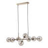 Lampa wisząca 8-punktowa Erimida PND-2244-8A-GD mosiężna Italux