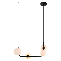 Lampa wisząca poczwórna Ferrand MDM-4123/4 BK czarna Italux