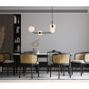 Lampa wisząca poczwórna Ferrand MDM-4123/4 BK czarna Italux