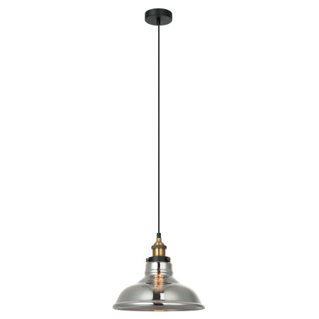 Lampa wisząca pojedyncza Hubert MDM-2381/1 GD+SG czarna Italux