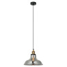Lampa wisząca pojedyncza Hubert MDM-2381/1 GD+SG czarna Italux