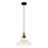 Lampa wisząca pojedyncza Hubert MDM-2381/1 czarna Italux
