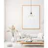 Lampa wisząca pojedyncza Hubert MDM-2381/1 czarna Italux