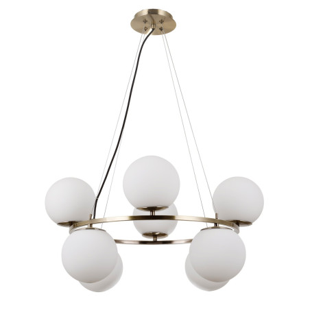 Lampa wisząca 8-punktowa Larosa PND-33453-4-4-ABR brąz antyczny Italux