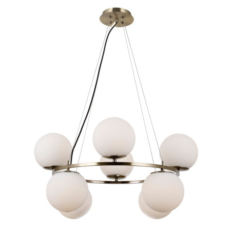 Lampa wisząca 8-punktowa Larosa PND-33453-4-4-ABR brąz antyczny Italux