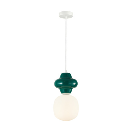 Lampa wisząca pojedyncza Latera PND-94331-1S-GRE zielona Italux