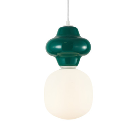 Lampa wisząca pojedyncza Latera PND-94331-1S-GRE zielona Italux