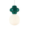 Lampa wisząca pojedyncza Latera PND-94331-1S-GRE zielona Italux