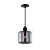 Lampa wisząca pojedyncza Maluna PND-74920-1-BK-SG czarna Italux