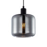 Lampa wisząca pojedyncza Maluna PND-74920-1-BK-SG czarna Italux