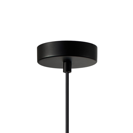 Lampa wisząca pojedyncza Maluna PND-74920-1-BK-SG czarna Italux