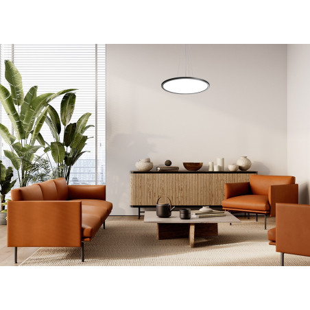 Lampa wisząca Manito PND-72843-400R-32W-BL czarna Italux