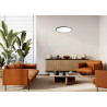 Lampa wisząca Manito PND-72843-400R-32W-BL czarna Italux