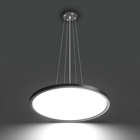 Lampa wisząca Manito PND-72843-400R-32W-BL czarna Italux