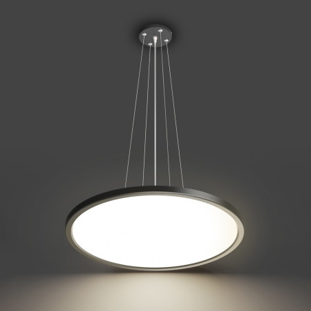Lampa wisząca Manito PND-72843-400R-32W-BL czarna Italux