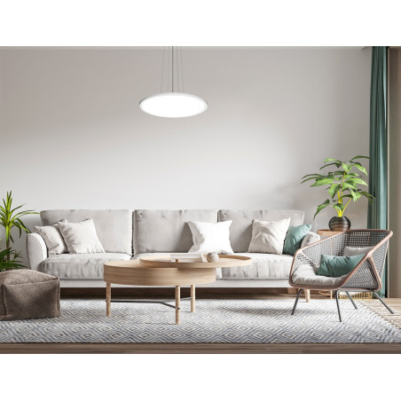 Lampa wisząca Manito PND-72843-480R-36W-WH biała Italux