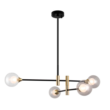 Lampa wisząca poczwórna Marino PND-9148-4 czarna Italux
