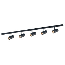 Zestaw szynoprzewodowy 5-punktowy Marvi TR Jazz BL 913721-5-BL-SET czarny mat Italux