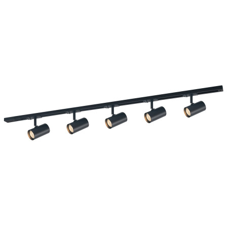 Zestaw szynoprzewodowy 5-punktowy Marvi TR Jazz BL 913721-5-BL-SET czarny mat Italux
