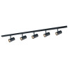 Zestaw szynoprzewodowy 5-punktowy Marvi TR Jazz BL 913721-5-BL-SET czarny mat Italux