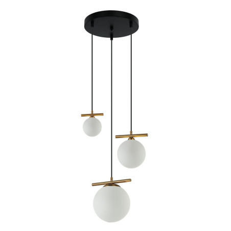 Lampa wisząca potrójna Merseta PND-463323A-BRO+W brąz antyczny Italux