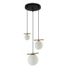 Lampa wisząca potrójna Merseta PND-463323A-BRO+W brąz antyczny Italux