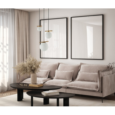 Lampa wisząca potrójna Merseta PND-463323A-BRO+W brąz antyczny Italux