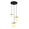 Lampa wisząca potrójna Merseta PND-463323A-BRO+W brąz antyczny Italux