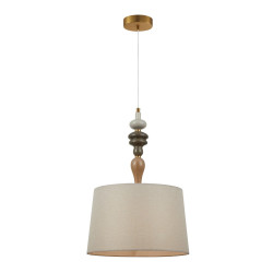 Lampa wisząca pojedyncza Moren PND-84678A-AB brąz antyczny Italux