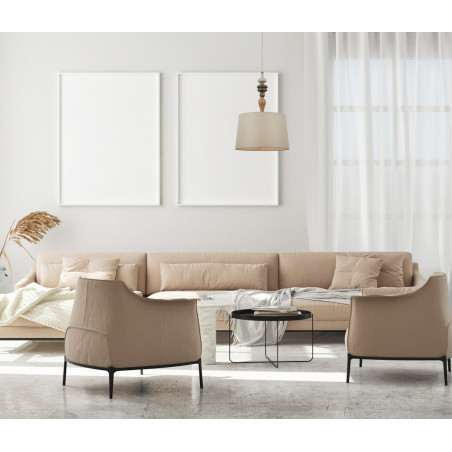 Lampa wisząca pojedyncza Moren PND-84678A-AB brąz antyczny Italux
