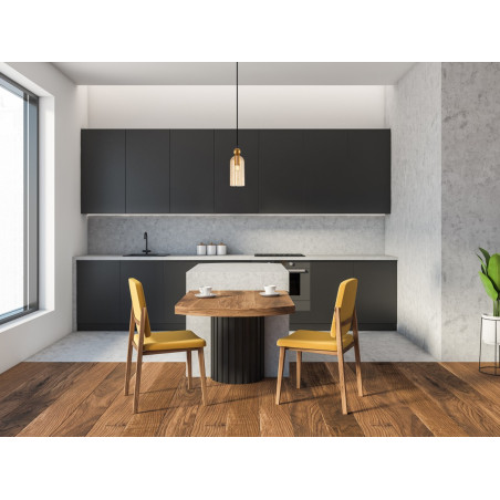 Lampa wisząca pojedyncza Narisa PND-74839-1-GD-AMB złota Italux
