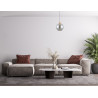 Lampa wisząca pojedyncza Potan PND-67497-WO-SG drewniana Italux