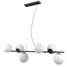 Lampa wisząca 6-punktowa Raddi PND-5510-6-BK grafitowa Italux
