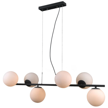 Lampa wisząca 6-punktowa Raddi PND-5510-6-BK grafitowa Italux