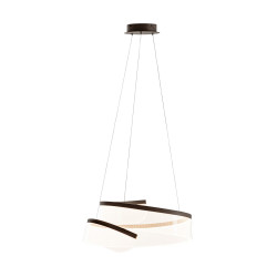 Lampa wisząca Rustin PND-58728-45W-3K kawowa Italux