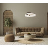 Lampa wisząca Rustin PND-58728-45W-3K kawowa Italux
