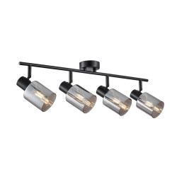 Reflektor poczwórny Santia SPL-65342-4-BK-SG czarny Italux