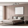 Reflektor poczwórny Santia SPL-65342-4-BK-SG czarny Italux
