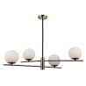 Lampa wisząca poczwórna Stelia PND-43660-4 czarny mat Italux