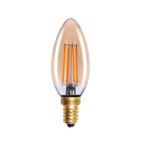 Żarówka LED Edison E14 4W 2200K Dimm Amber 552-B35-DIM-AMB biała Italux