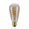 Żarówka LED Edison E27 6W 2200K 3S Dimm Spiral Amber 757-ST64-3DM-SR-AMB bursztynowa Italux