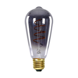 Żarówka LED Edison E27 6W 2200K 3S Dimm Spiral Smoke 757-ST64-3DM-SR-SM grafitowa Italux