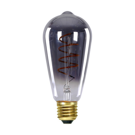 Żarówka LED Edison E27 6W 2200K 3S Dimm Spiral Smoke 757-ST64-3DM-SR-SM grafitowa Italux