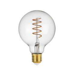 Żarówka LED Edison E27 6W 2200K Dimm Spiral Clear 454-G95-DIM-SR-CL grafitowa Italux